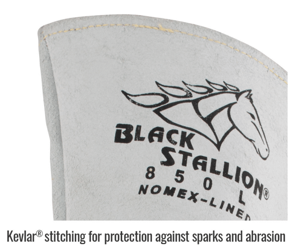 Revco Black Stallion FR Nomex® Lined Elkskin Premium Stick Welding Gloves  #850REV